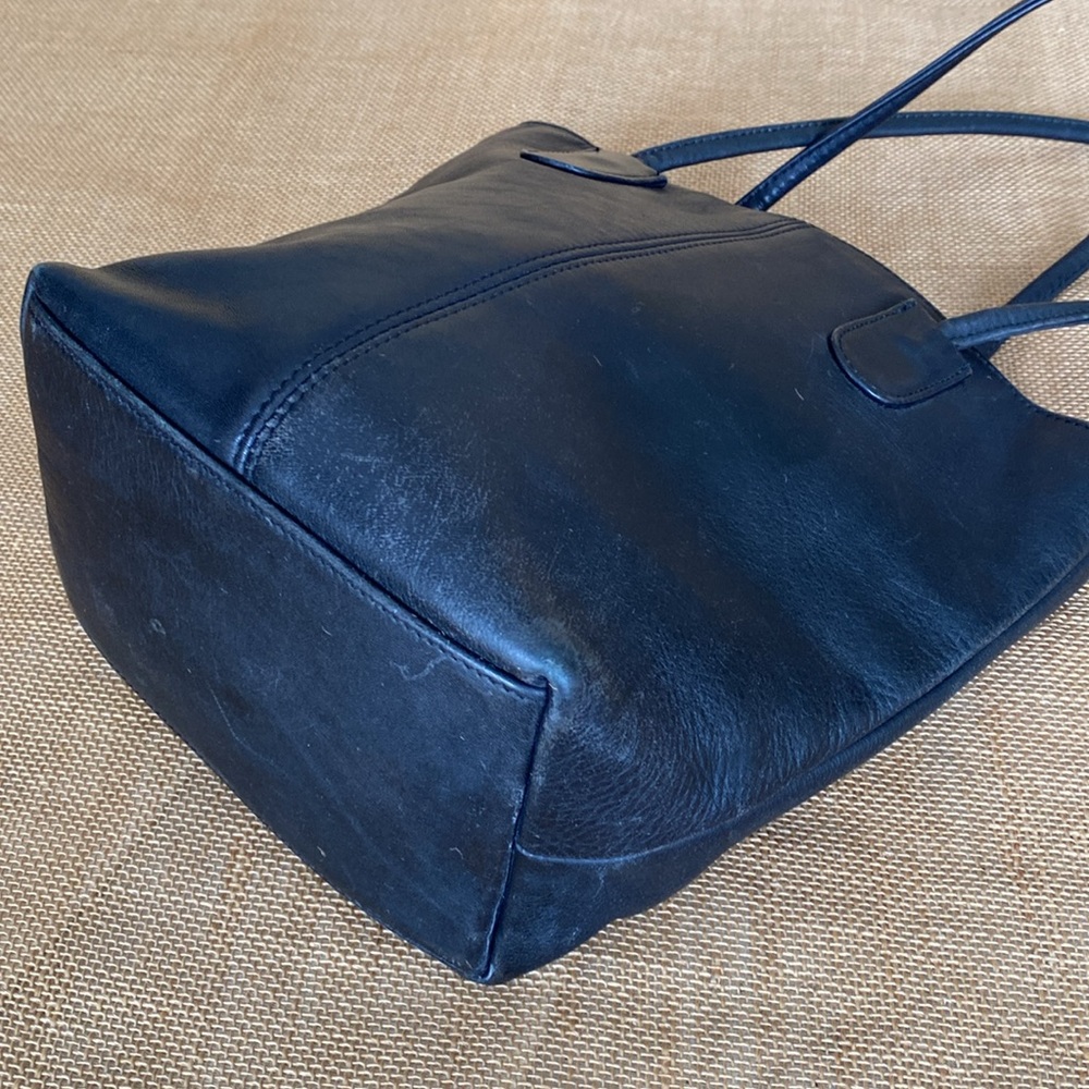 Coach Black Leather Tote Bag - Picture 8 of 15